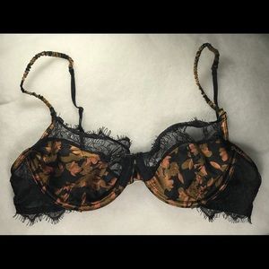 Free People “Intimately” Silk & Lace Bra